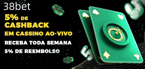 Promoções do cassino ao Vivo 38bet.com